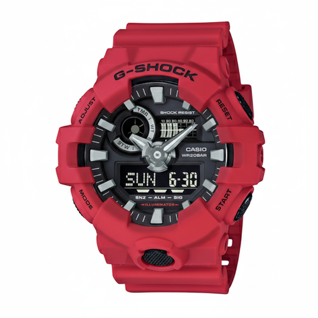 G-Shock® Red Analog Digital Men's Watch – Harry Ritchies