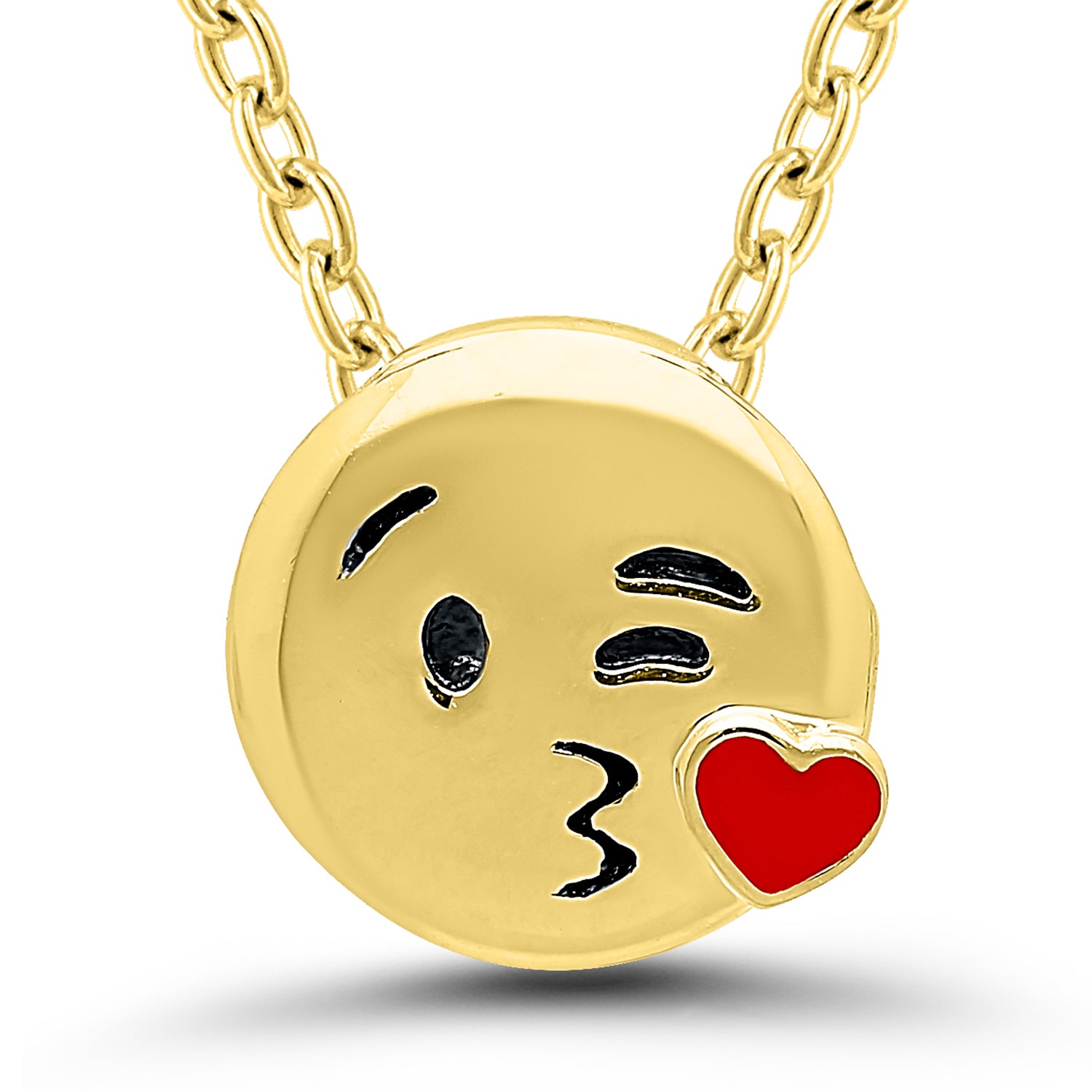 Tali & Tabi Kiss Emoji Pendant