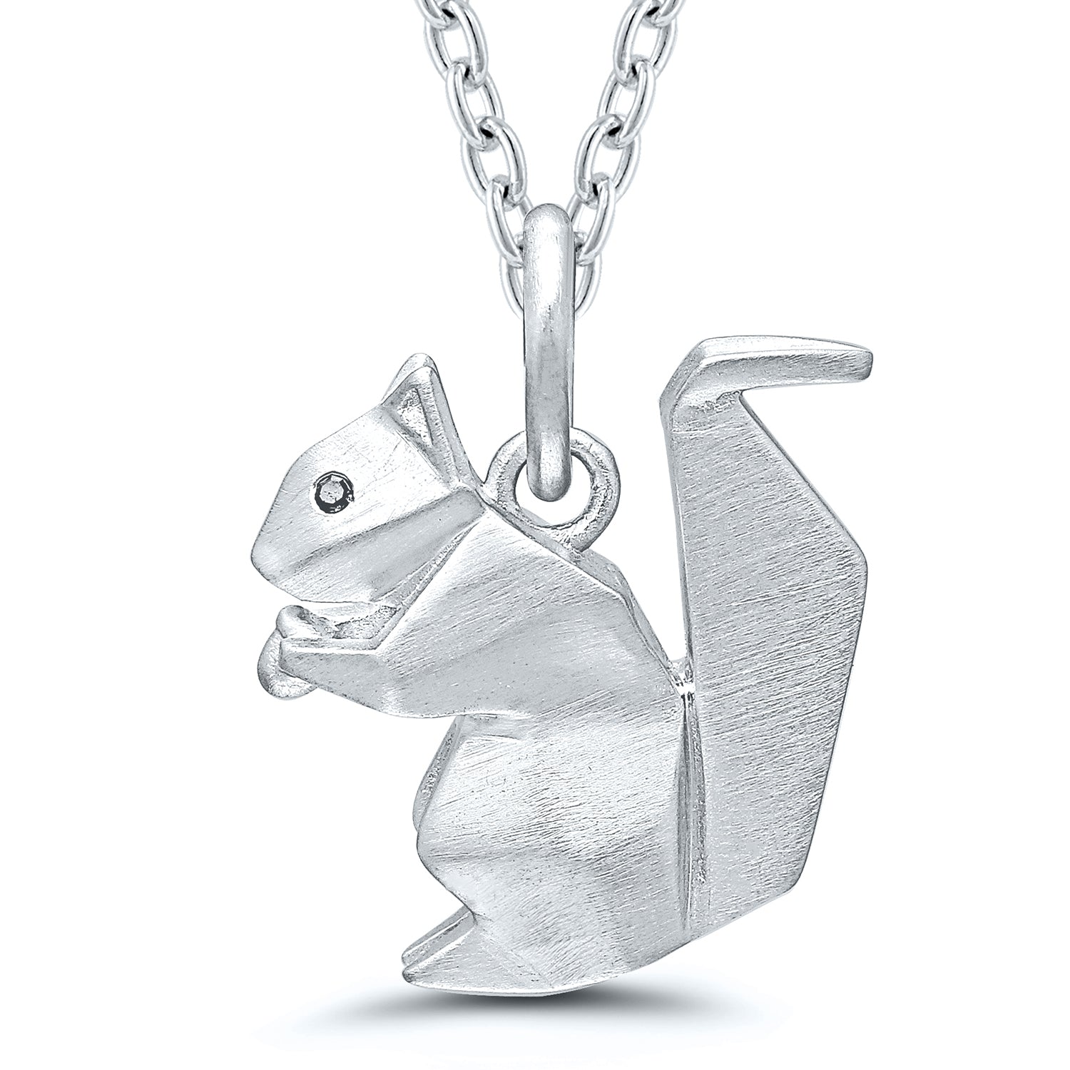 Origami Squirrel Pendant