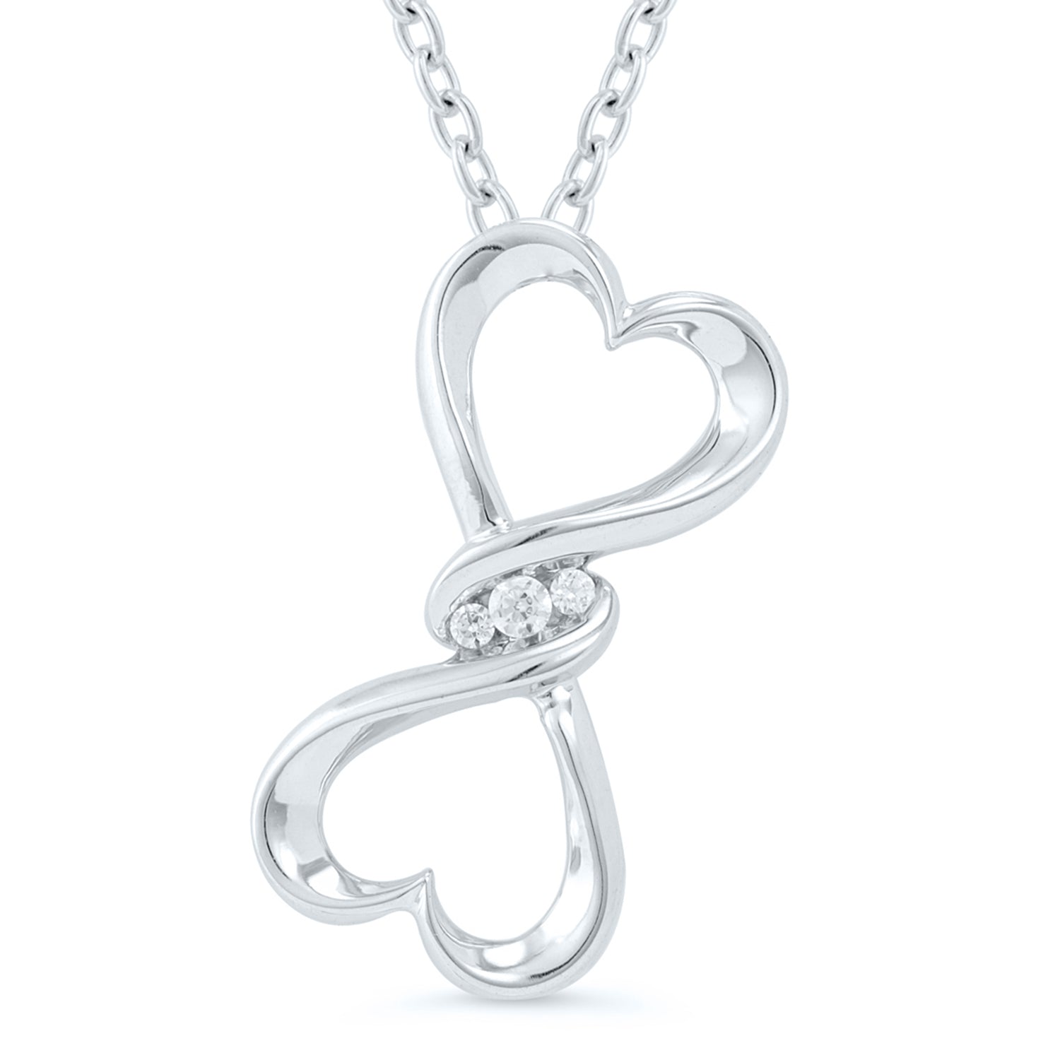 Kissing Hearts® Together Always Pendant