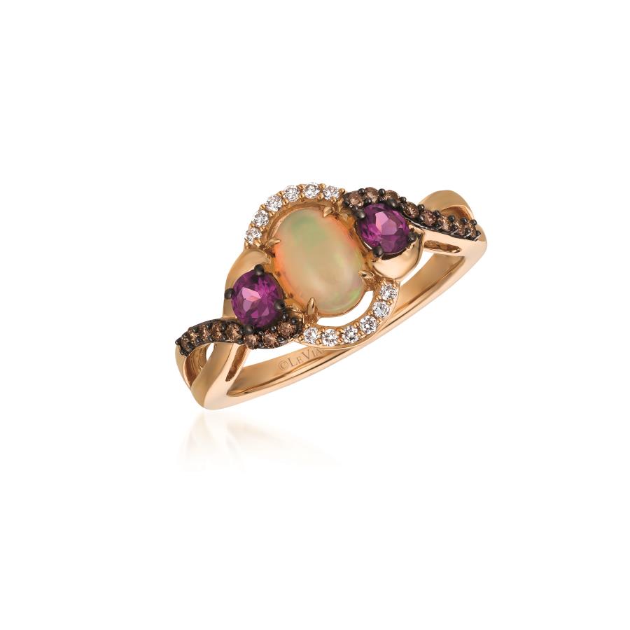Le Vian® Crimson Glow Neopolitan Opal Ring