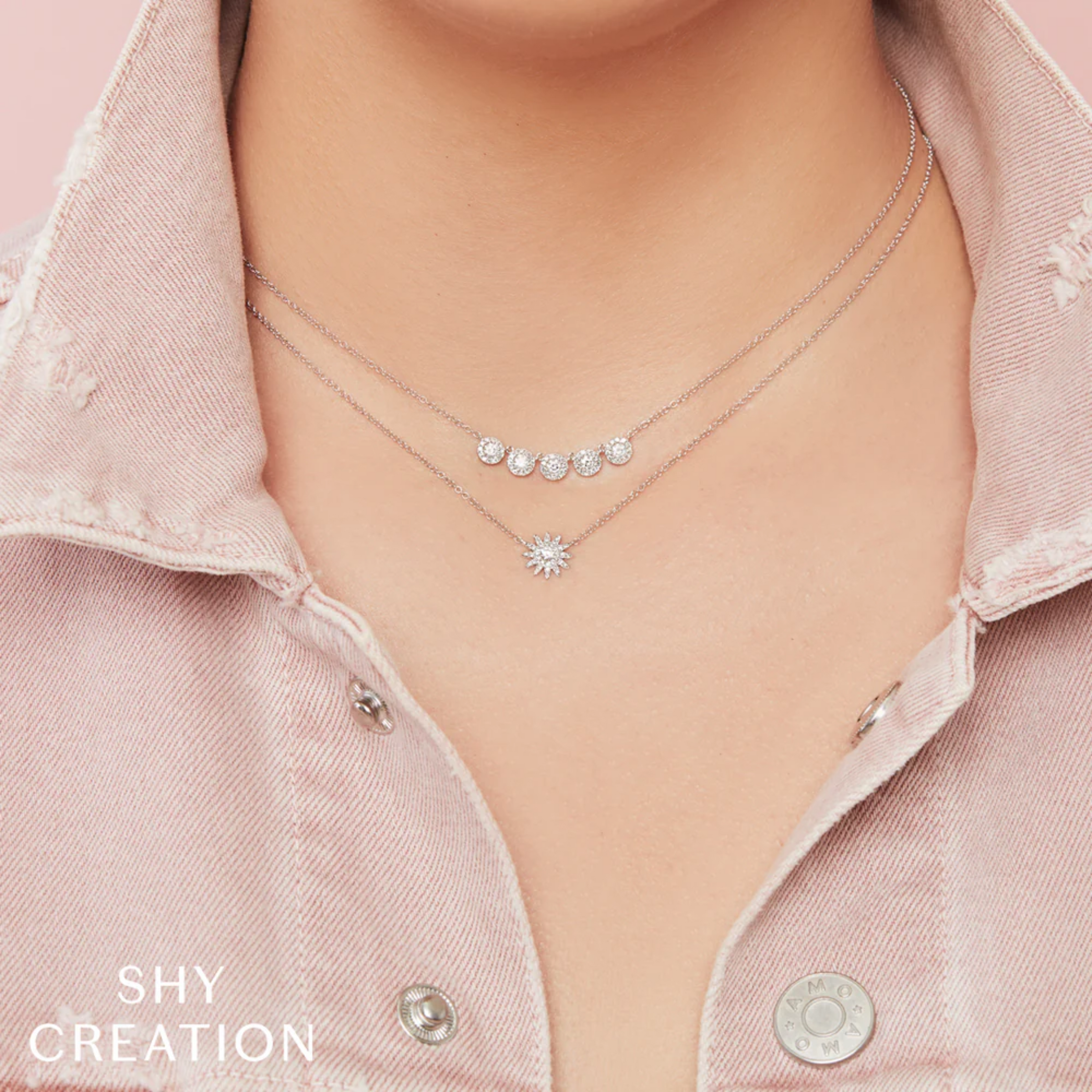 Shy Creation® Celestial Burst Pendant Necklace