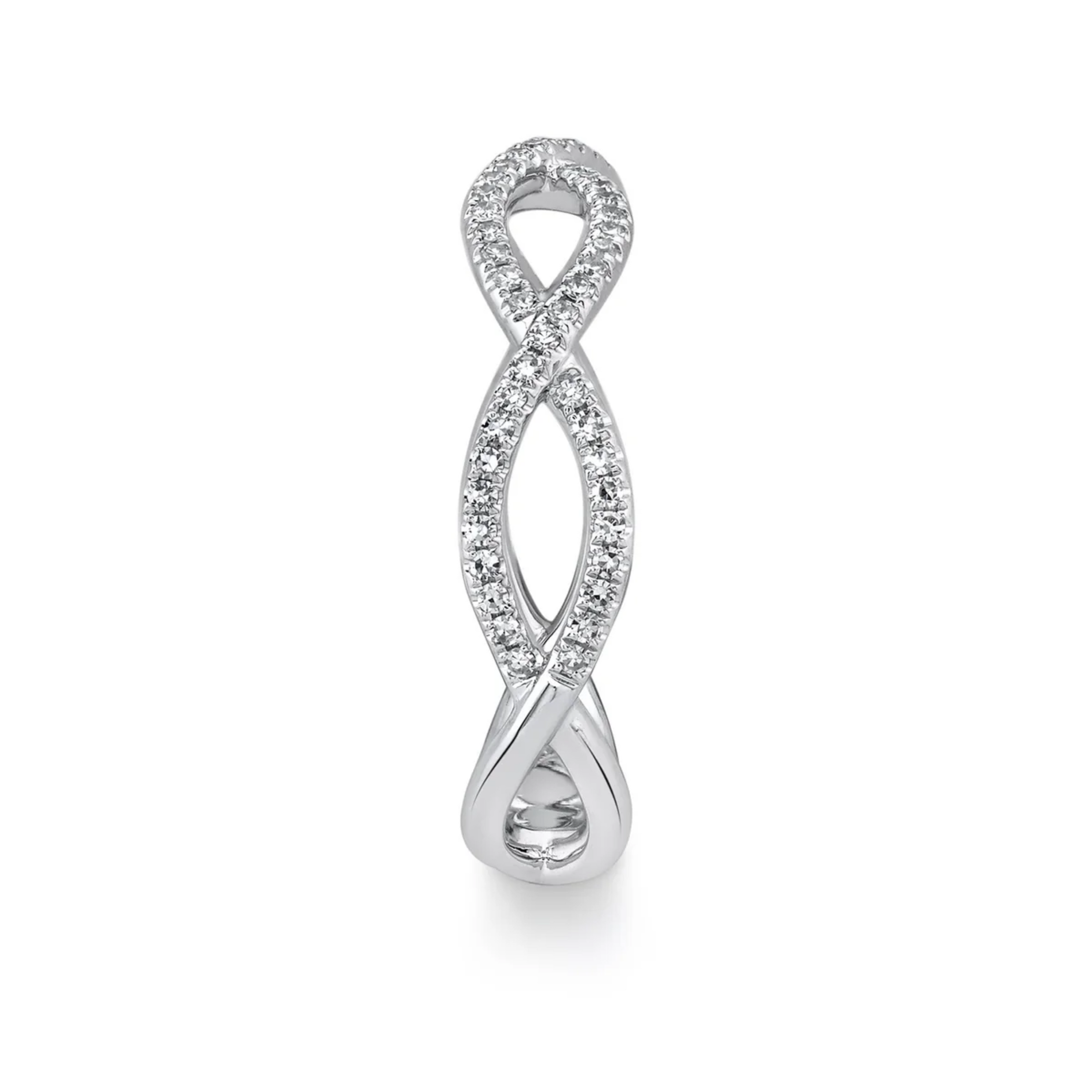 Shy Creation® Infinity Weave Diamond Band