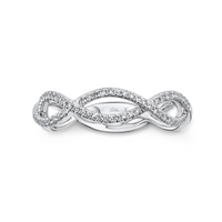 Shy Creation® Infinity Weave Diamond Band