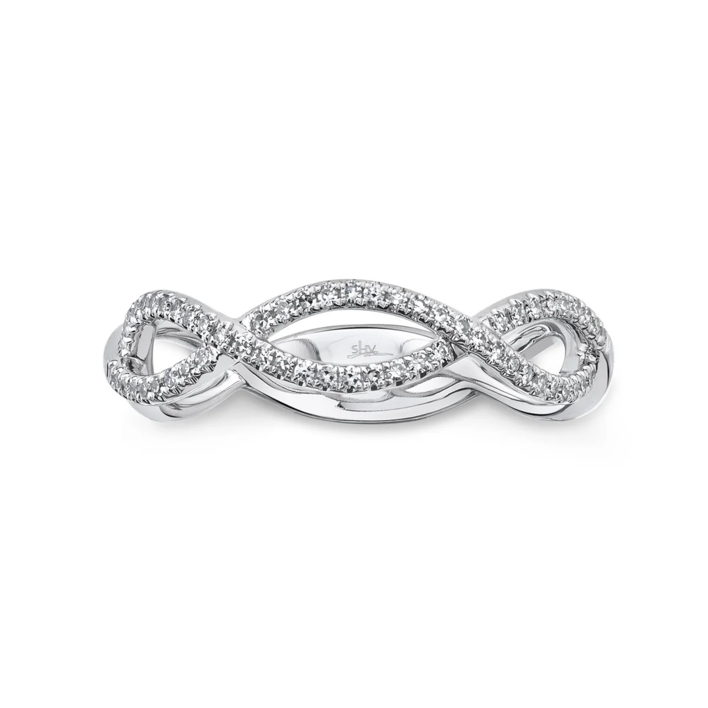Shy Creation® Infinity Weave Diamond Band