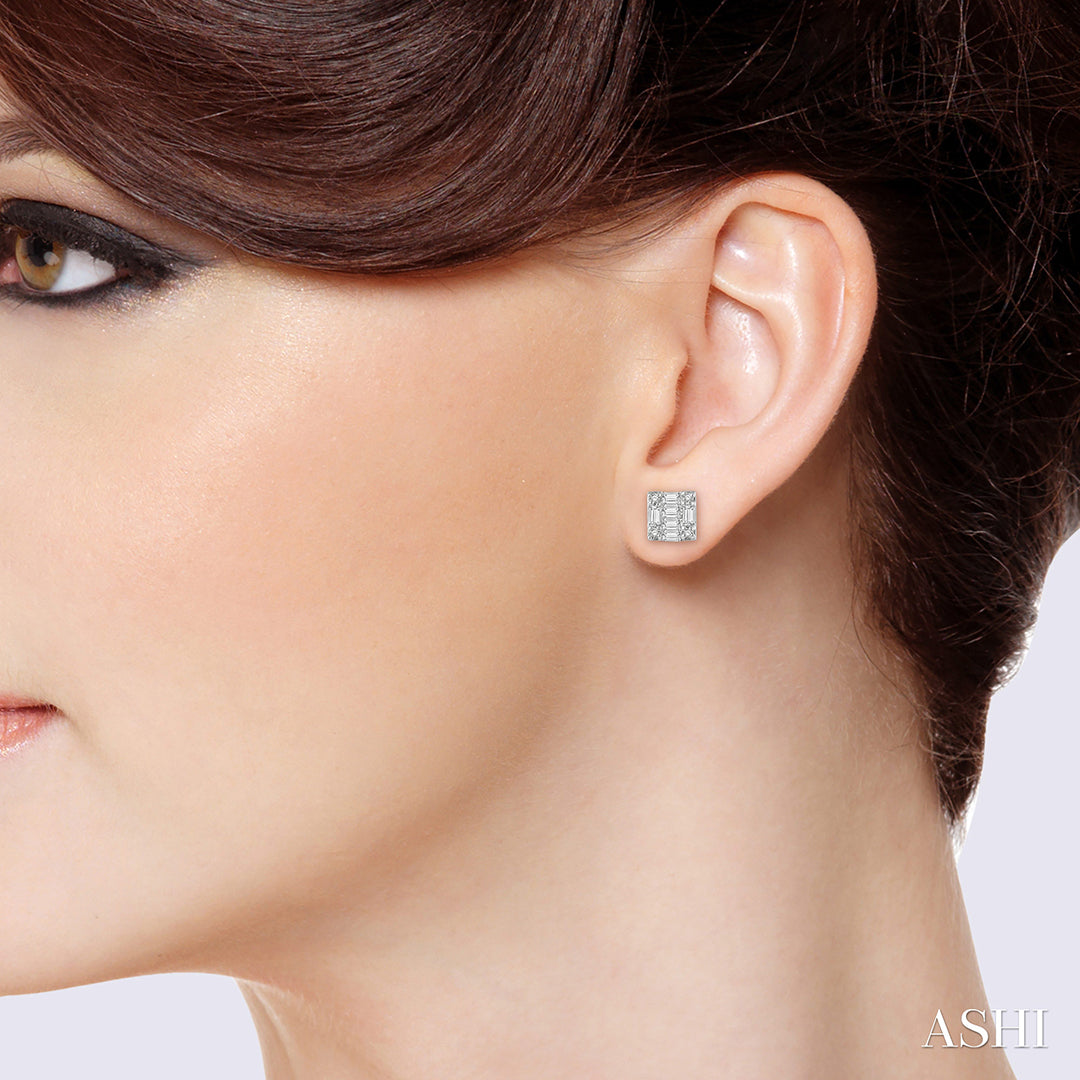 Iced GeoFrame Studs
