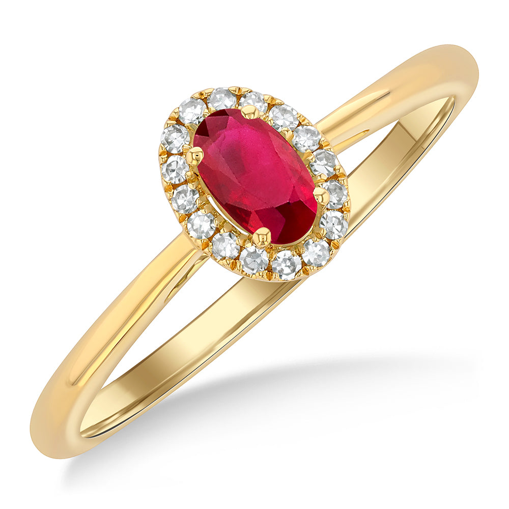 Crimson Fire Ruby Ring