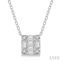 Iced GeoFrame Pendant