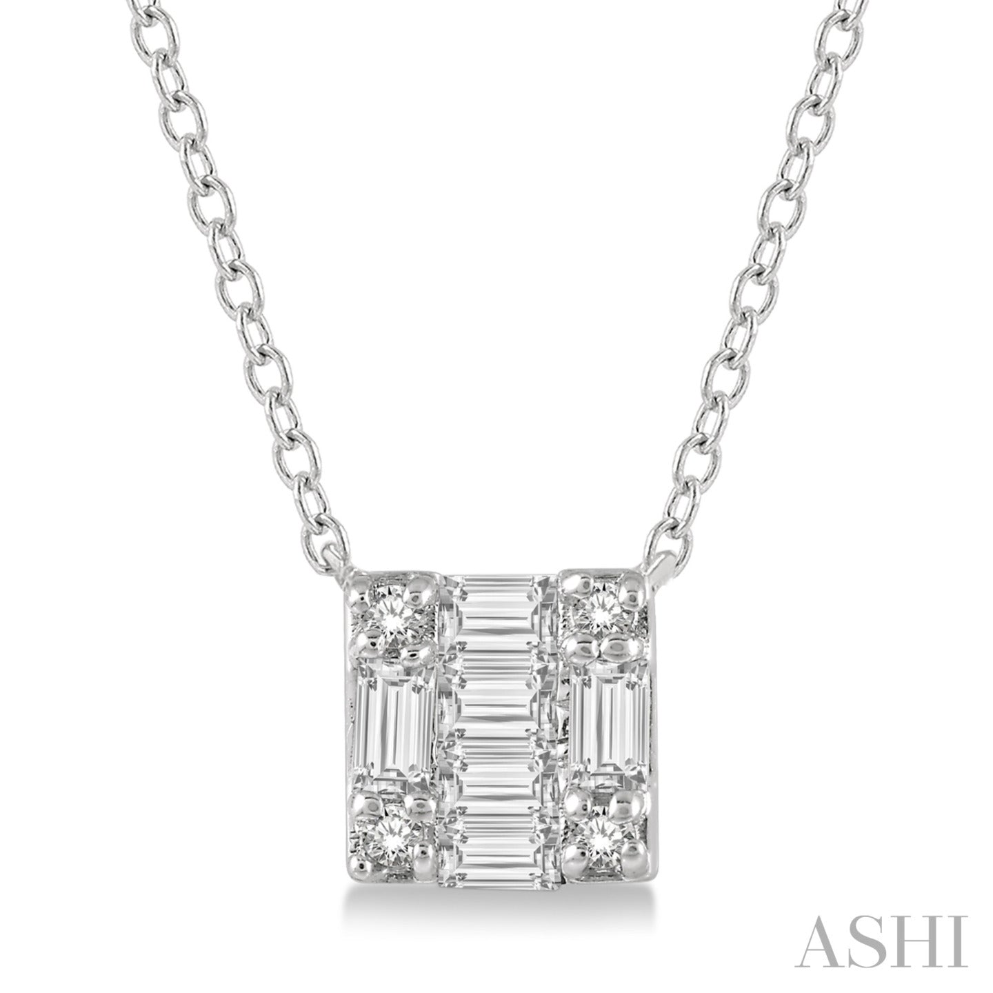 Iced GeoFrame Pendant