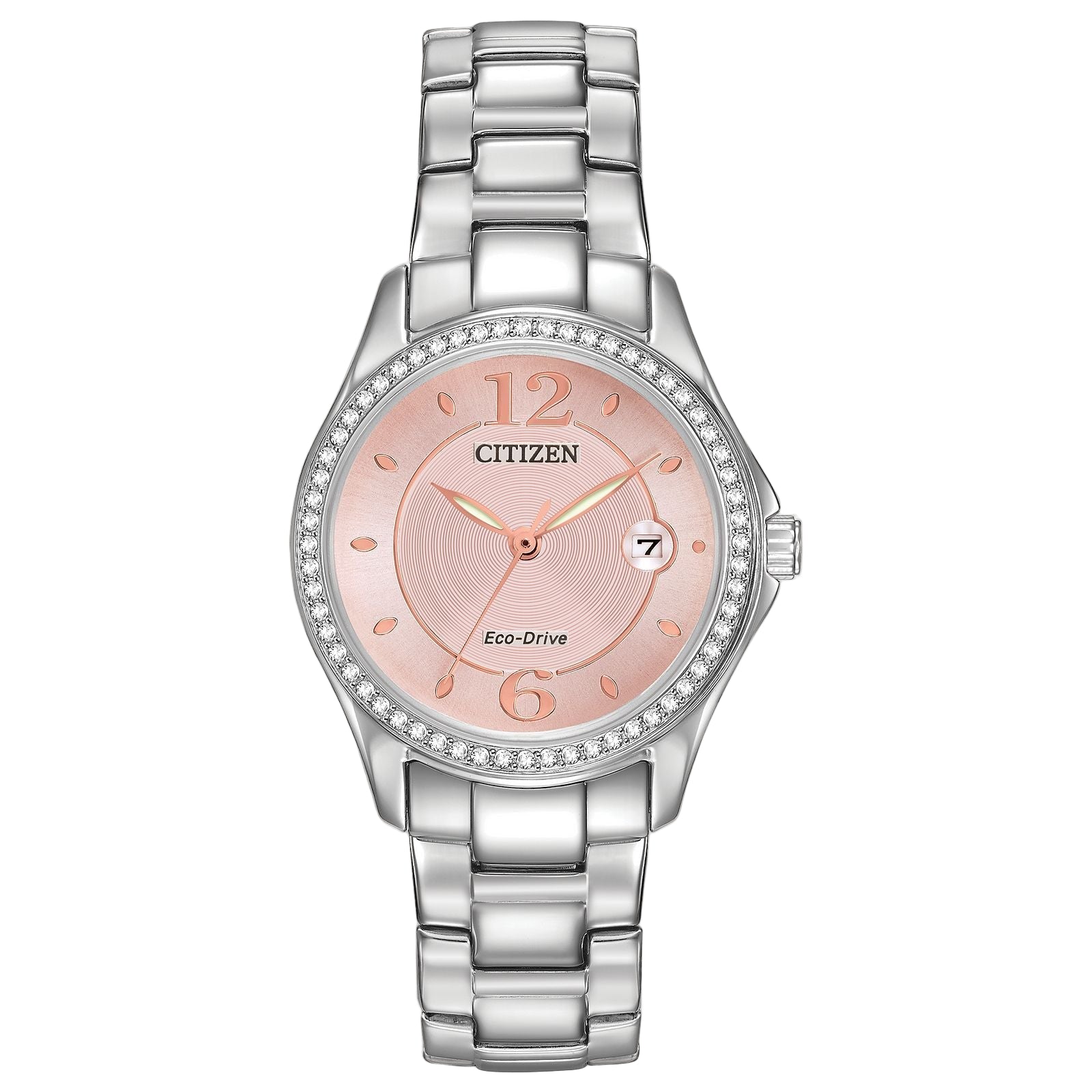 Citizen® Women's Silhouette Crystal Blush Dial Watch – Harry Ritchies
