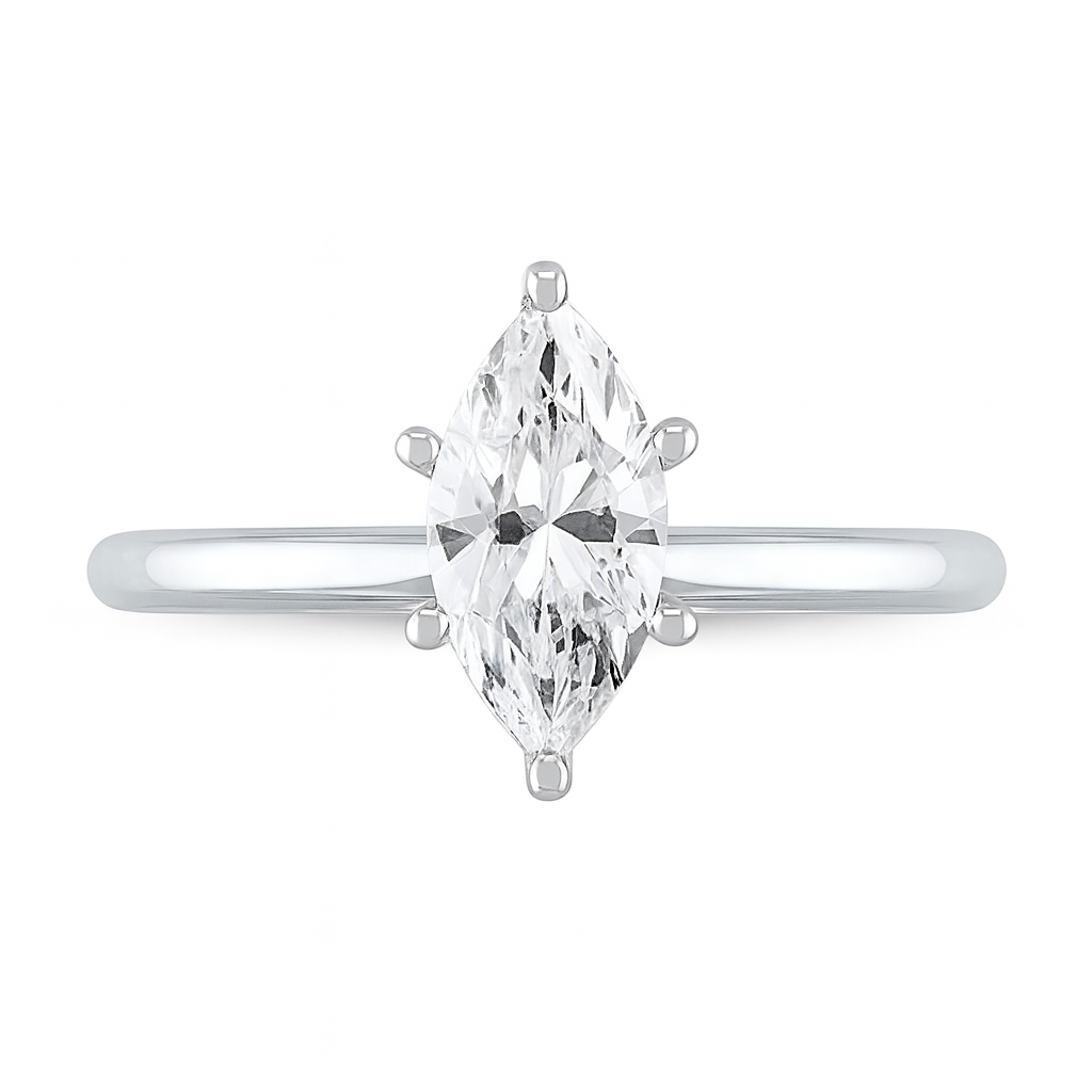Marquise Diamond Solitaire