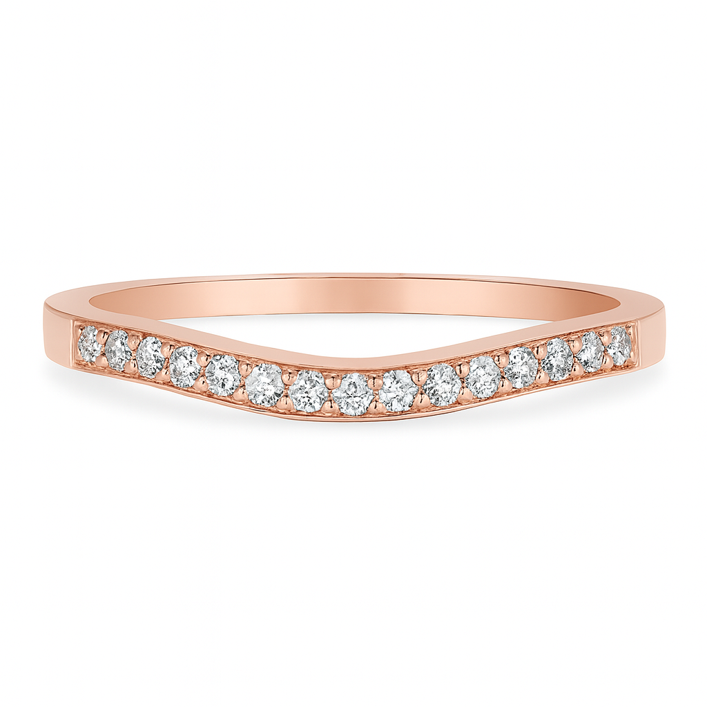 Two Hearts® Promise Curve Diamond Band