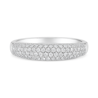 Shy Creation® Pavé Diamond Band