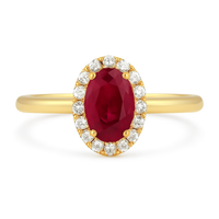 Crimson Fire Ruby Ring