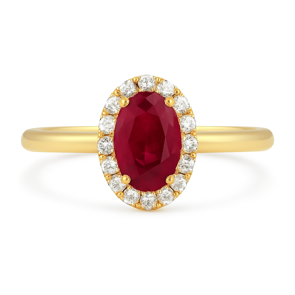 Crimson Fire Ruby Ring