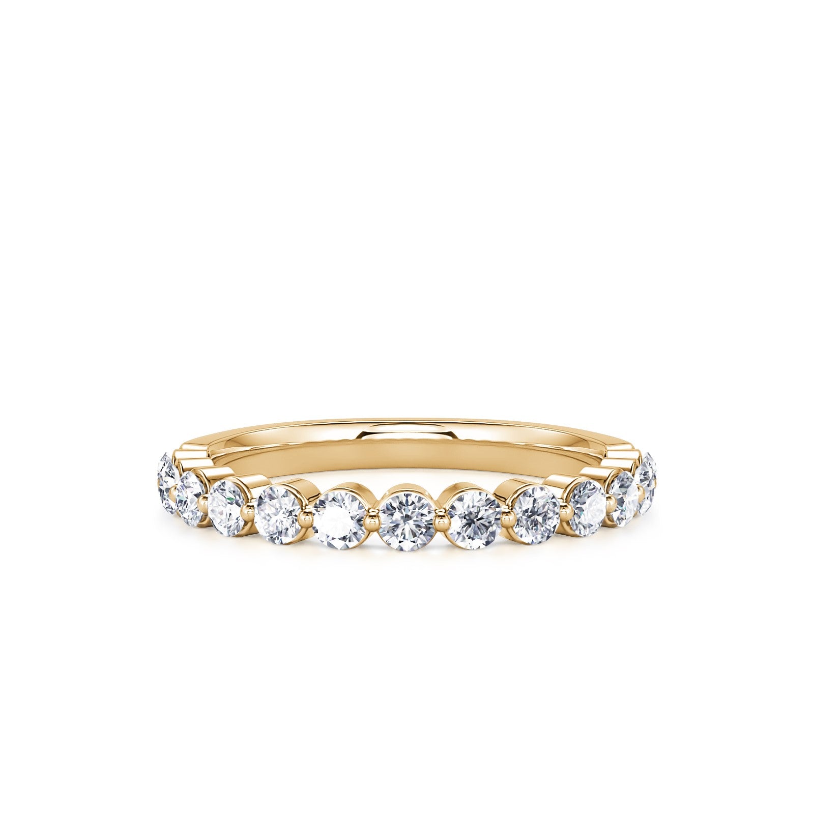 Golden Diamond Continuum Anniversary Band