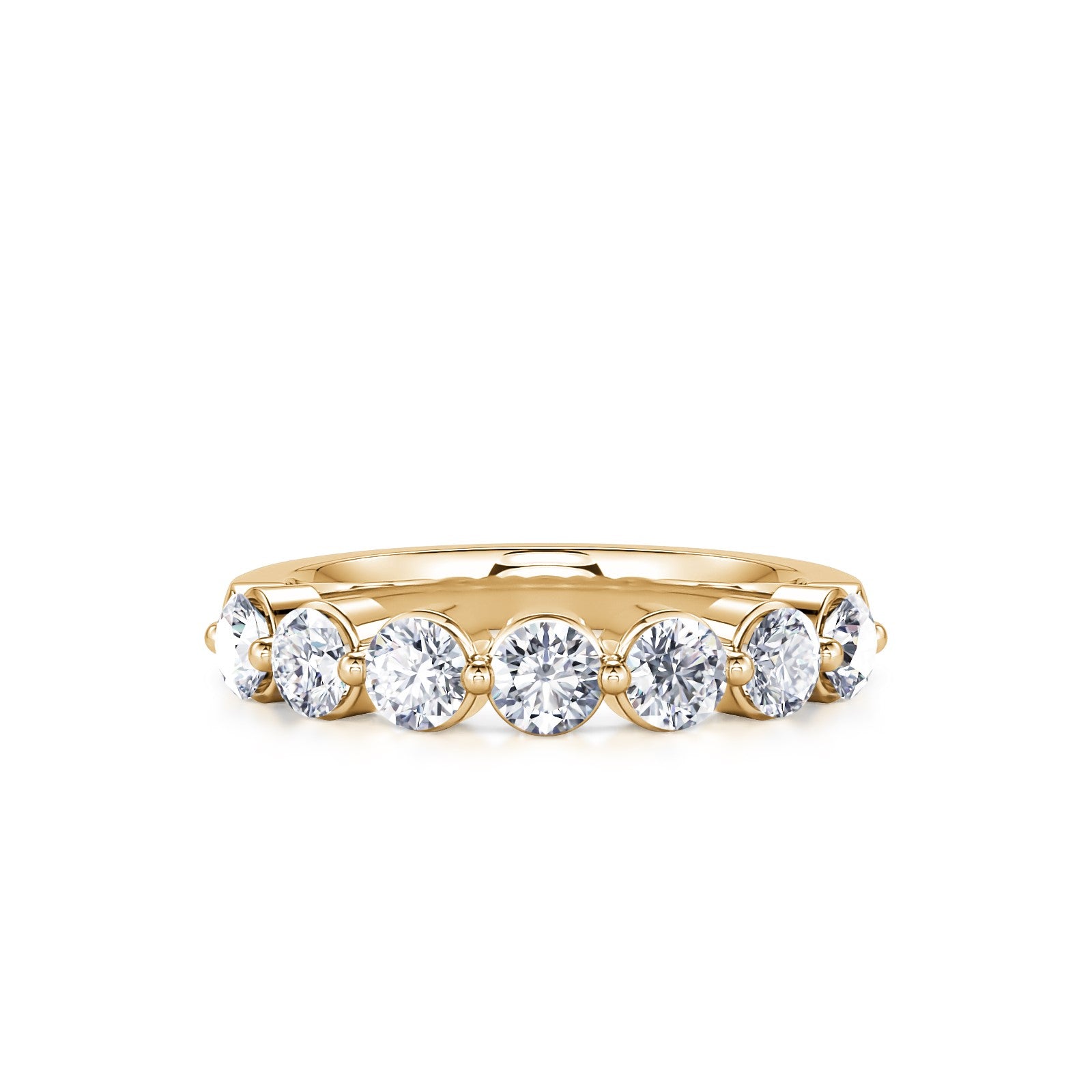 Golden Diamond Continuum Anniversary Band