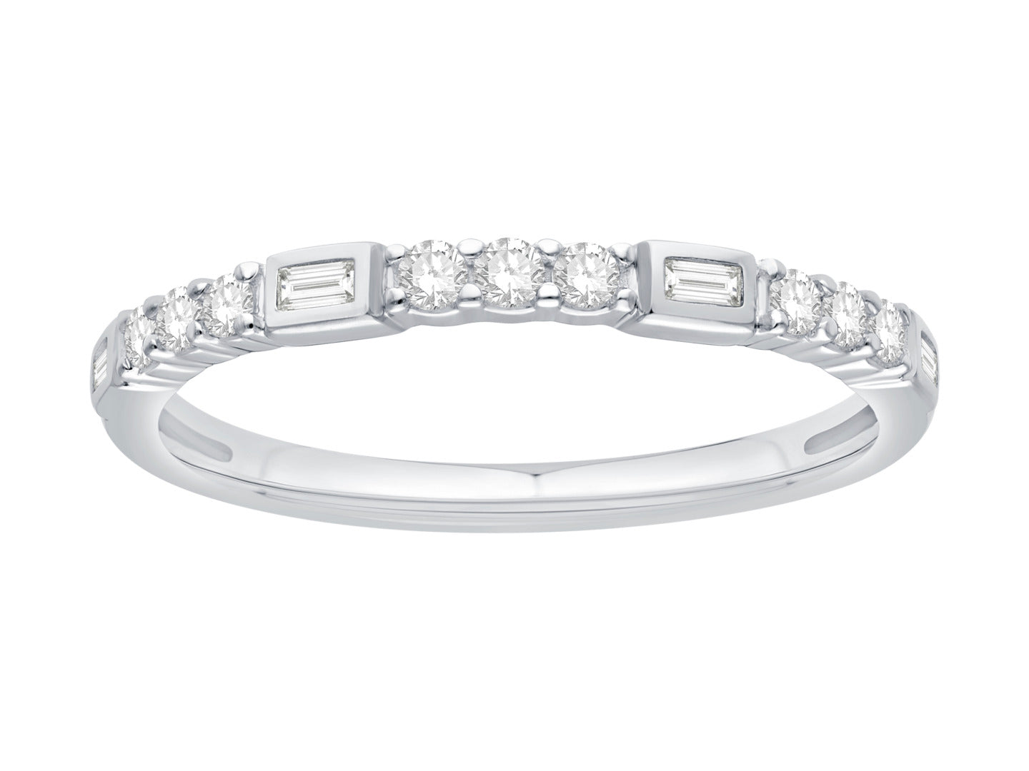 Two Hearts® Bezel Embrace Diamond Band