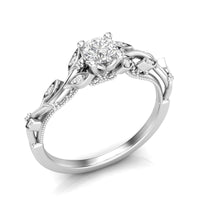 Love Story® Enchanted Vine Round Diamond Engagement Ring