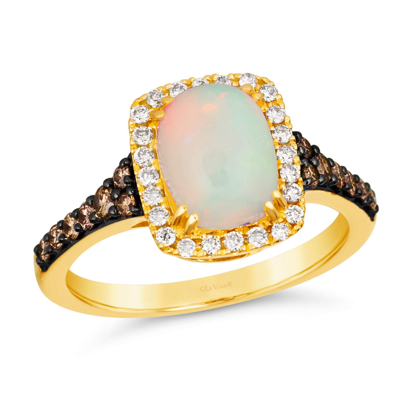 Le Vian® Golden Aura Neopolitan Opal Ring