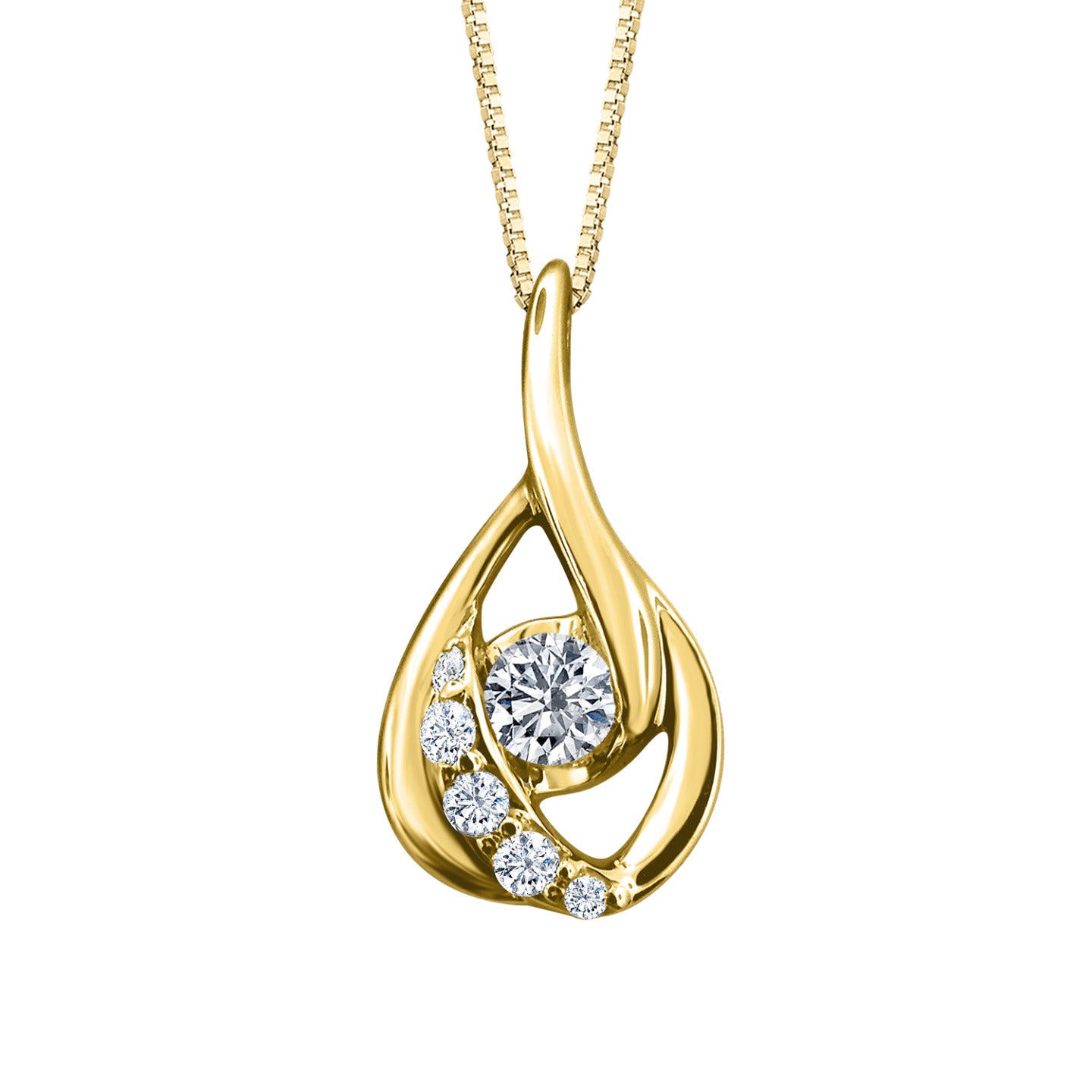 Sirena® Golden Bloom Diamond Pendant