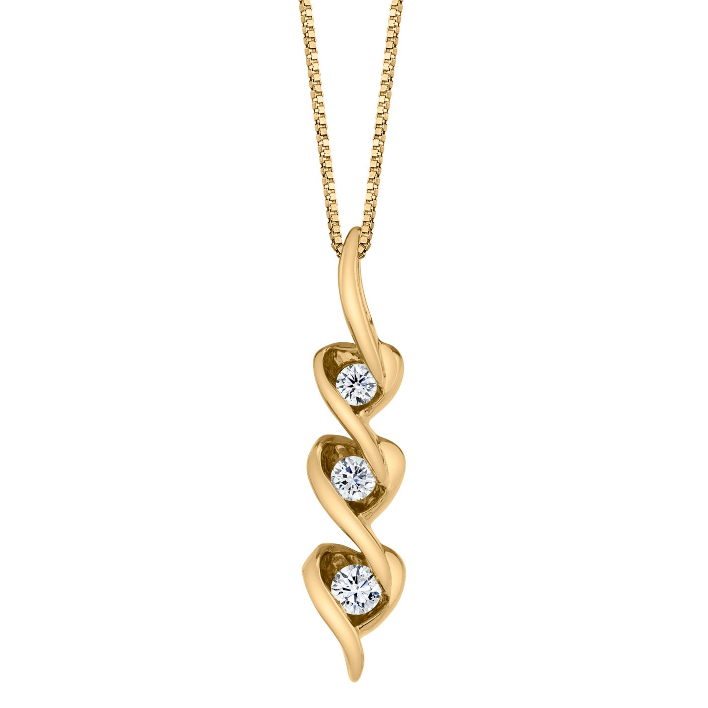 Sirena® Golden Tides Diamond Pendant