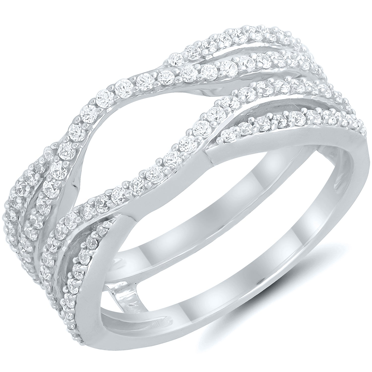 Glacier Embrace Ring Guard