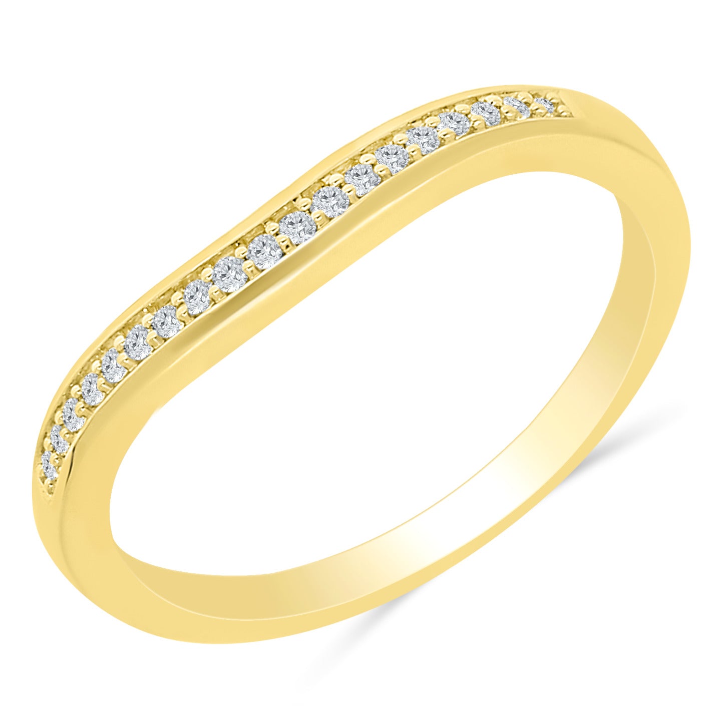 Two Hearts® Promise Curve Diamond Band