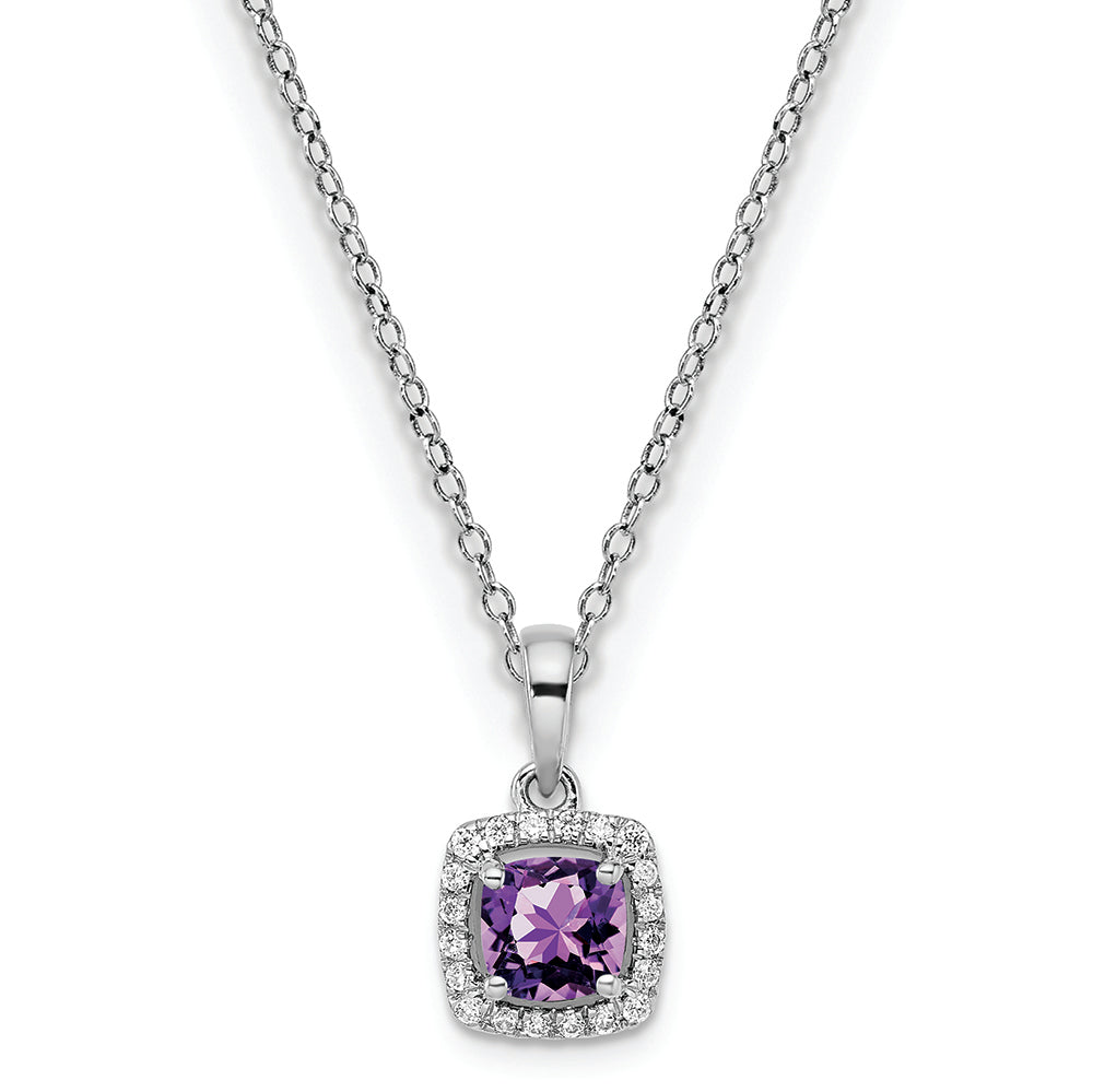 Lavender Mist Amethyst Pendant