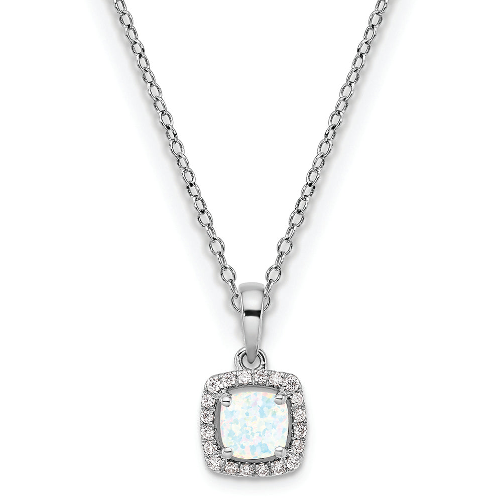 Prism Glow Opal Pendant