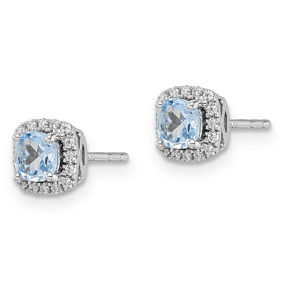 Lagoon Mist Aquamarine Earrings