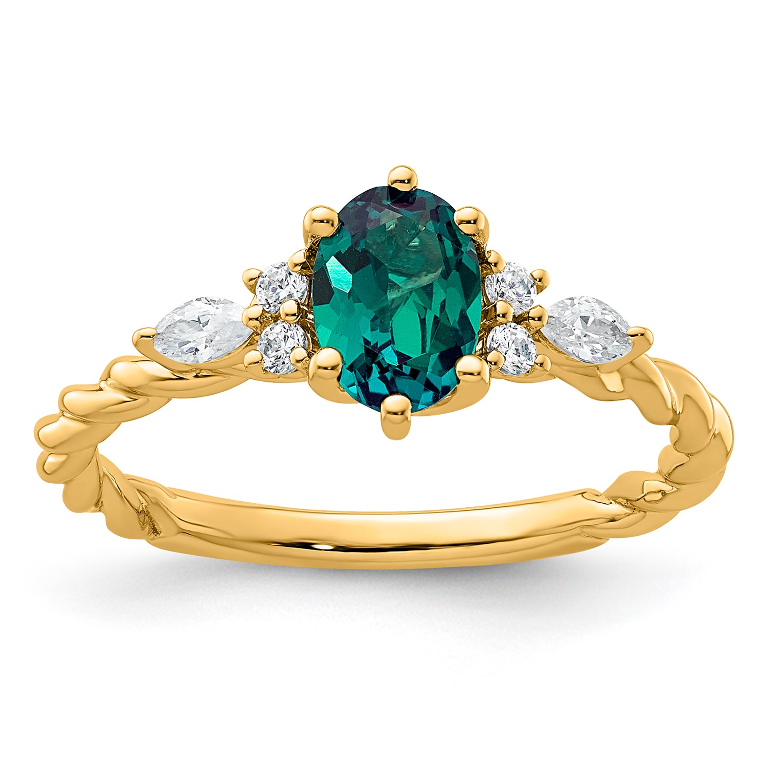 Royal Eclipse Alexandrite Ring