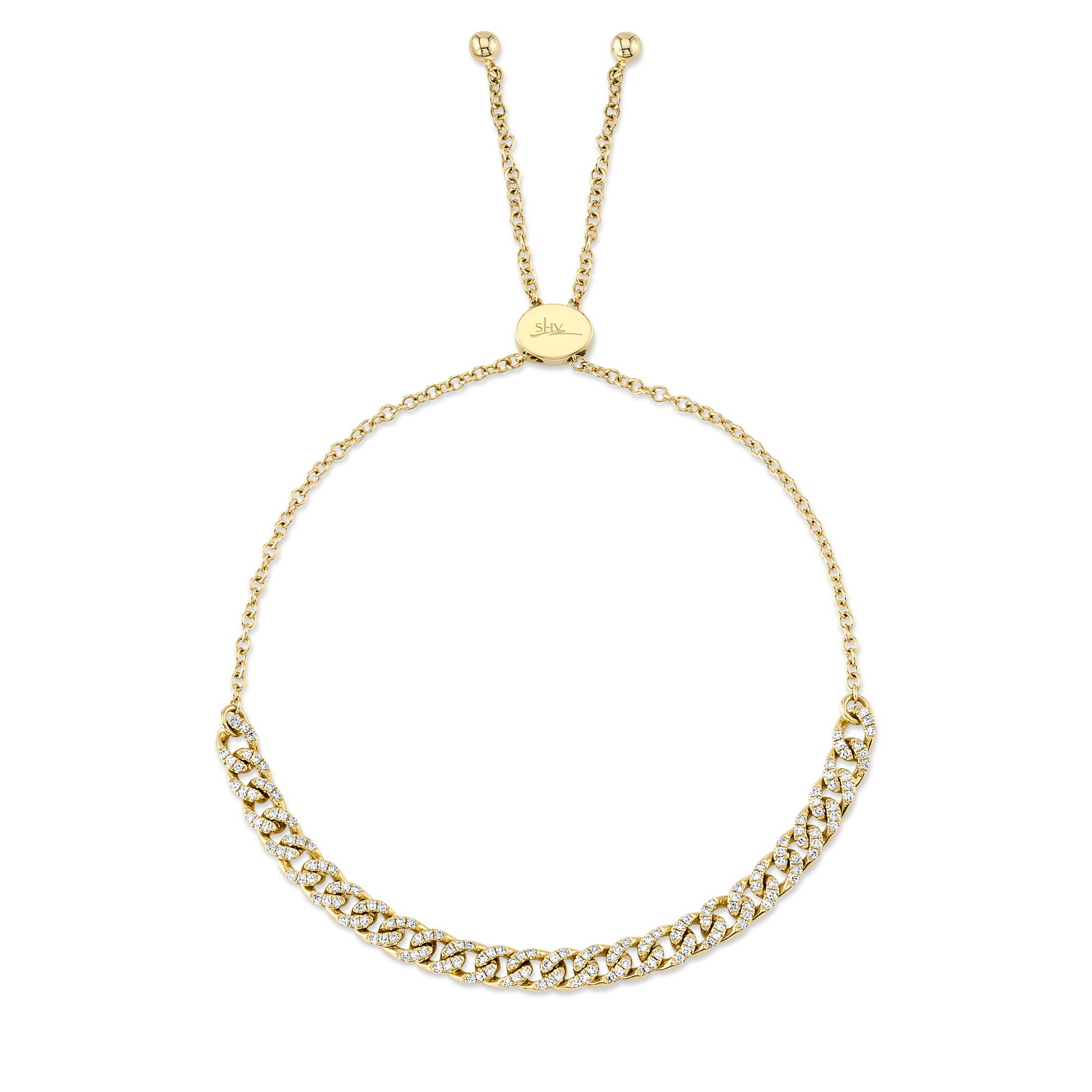 Shy Creation® Iced Curb Bolo Bracelet