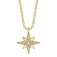 Shy Creation® North Star Diamond Pendant