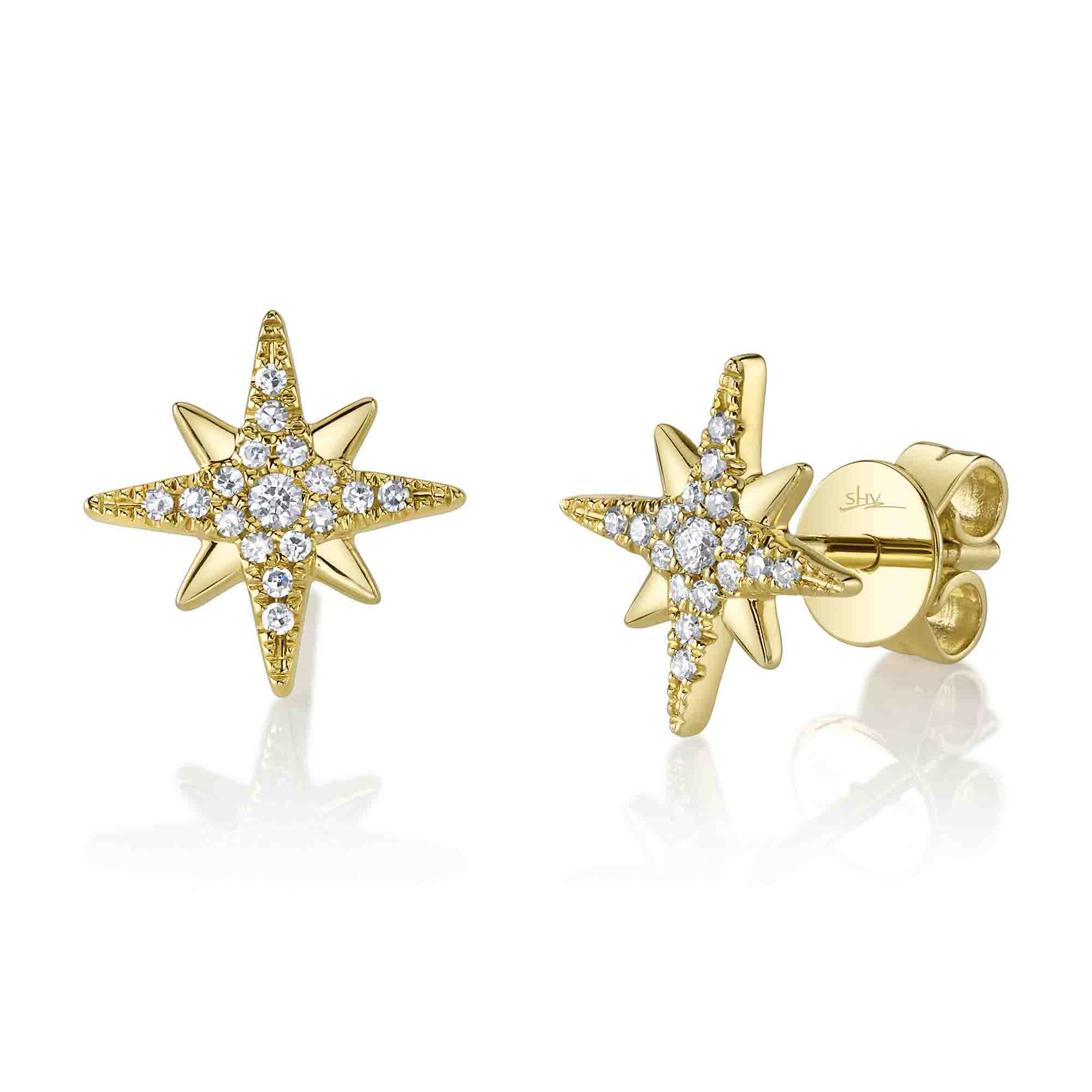 Shy Creation® North Star Diamond Studs
