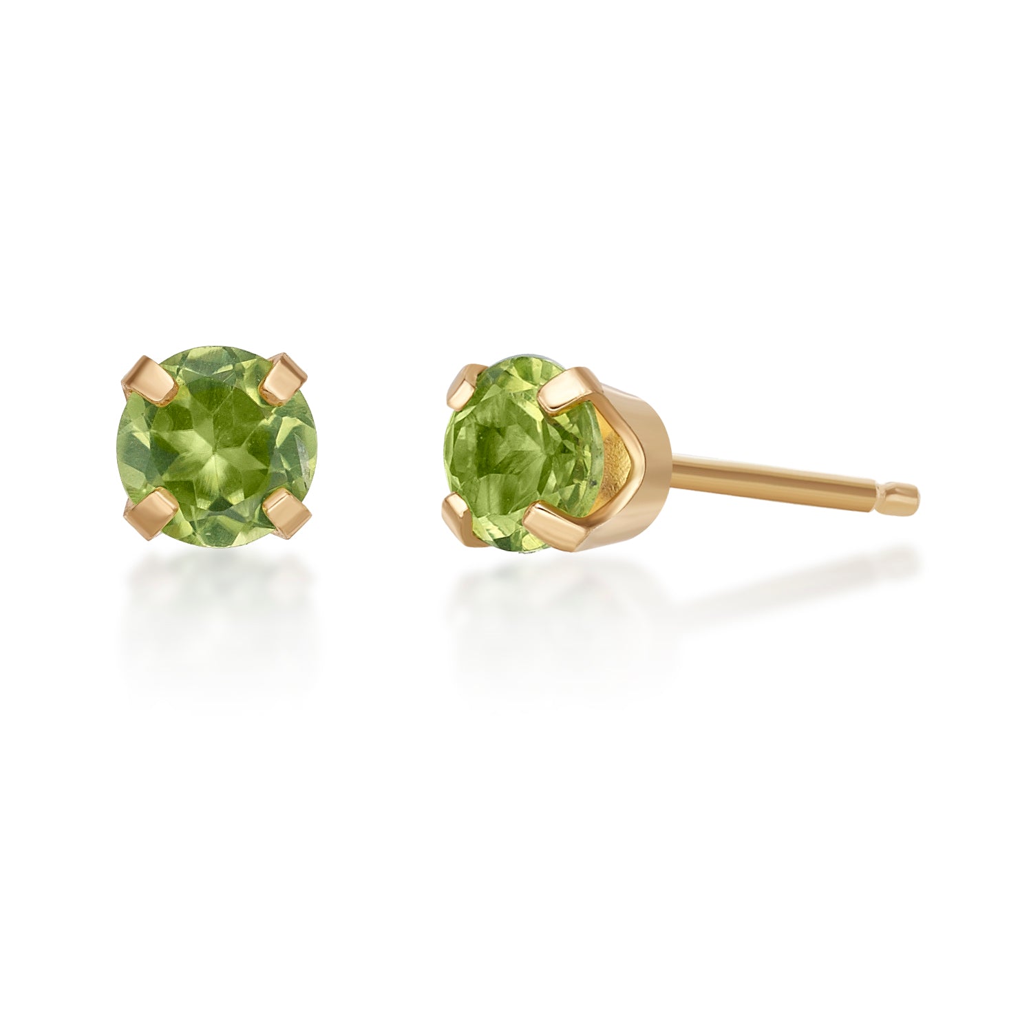 Peridot Pop Stud Earrings