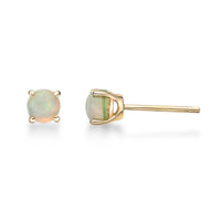 Ethereal Opal 4mm Stud Earrings
