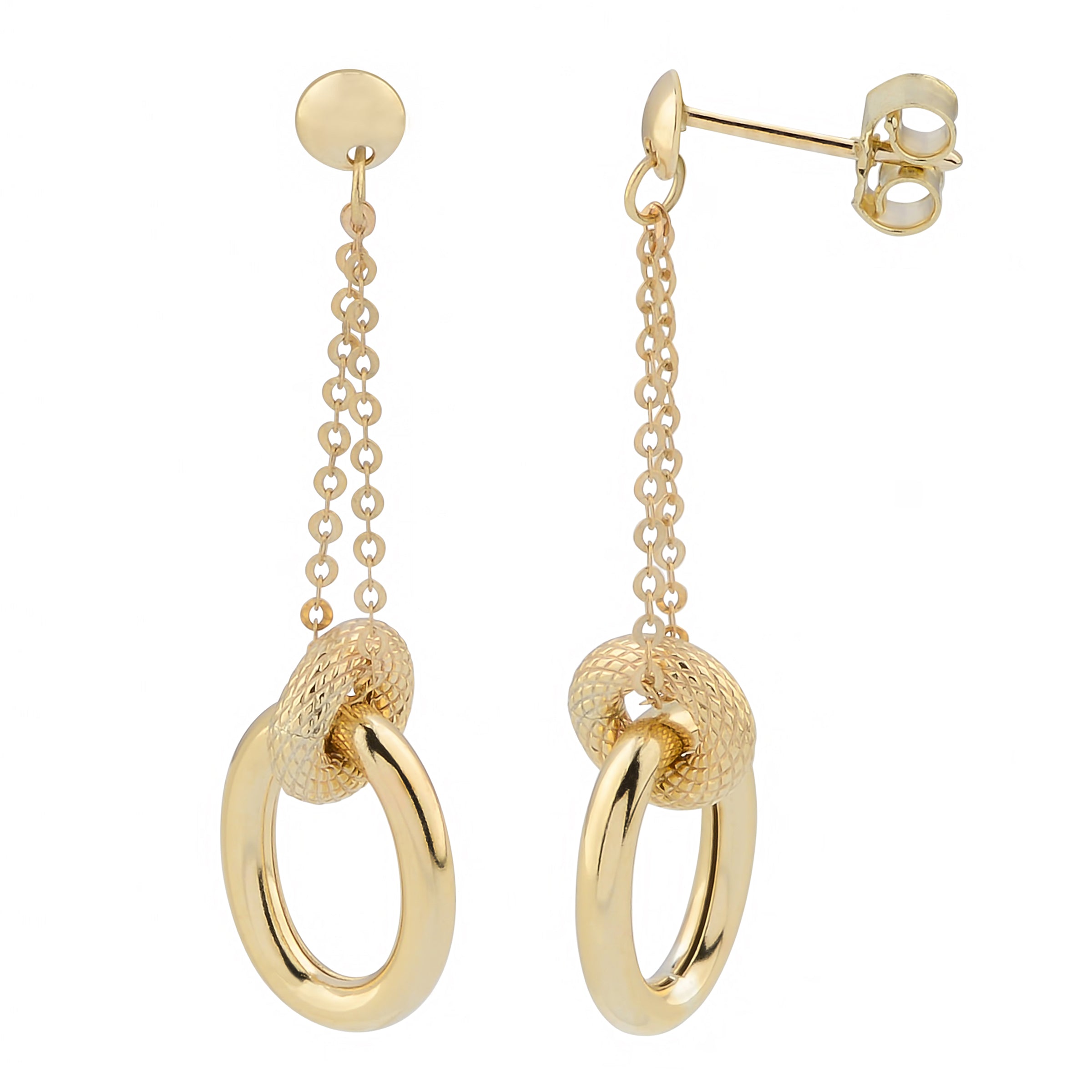 Linked Harmony Drop Earrings