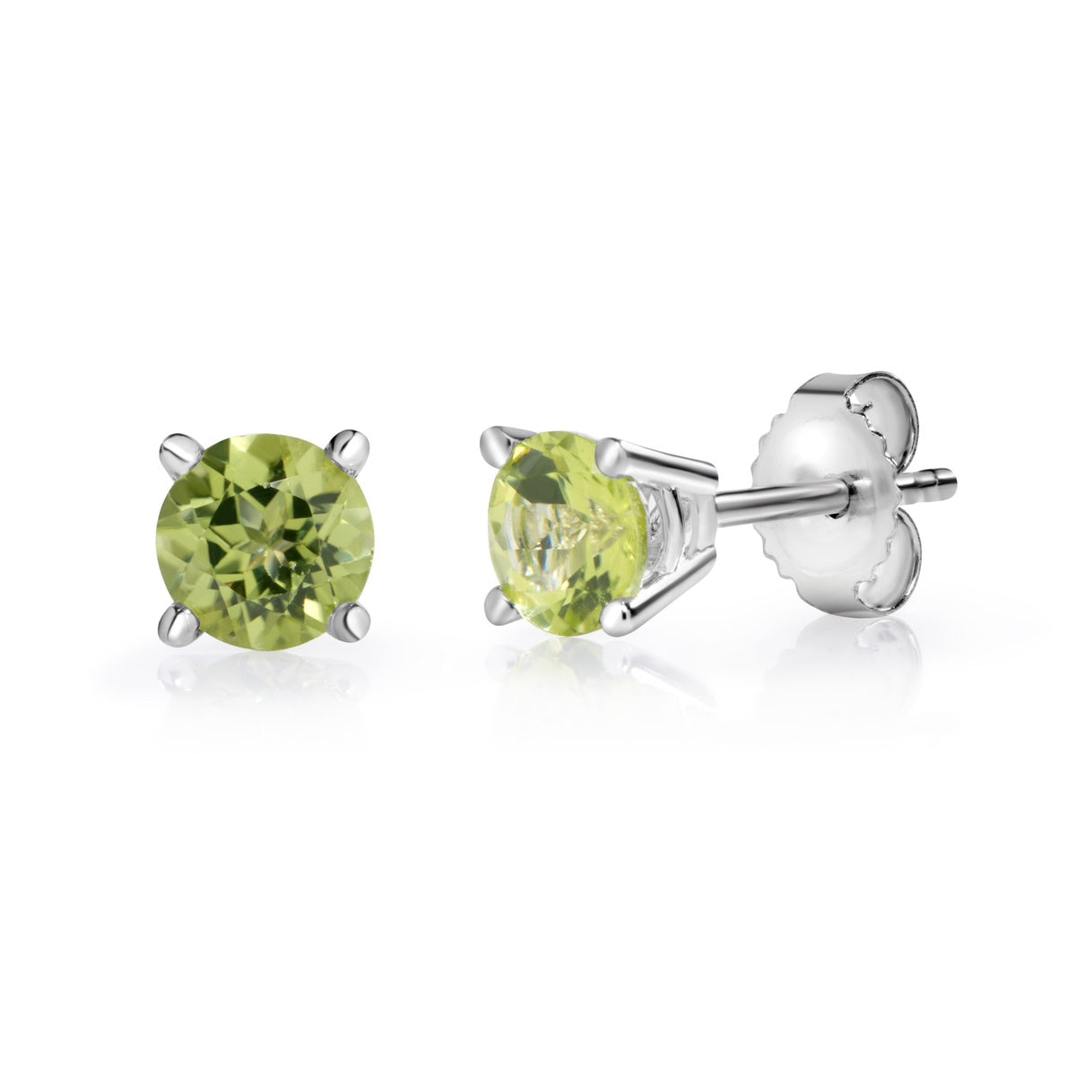 Limefire Peridot 10K Stud Earrings