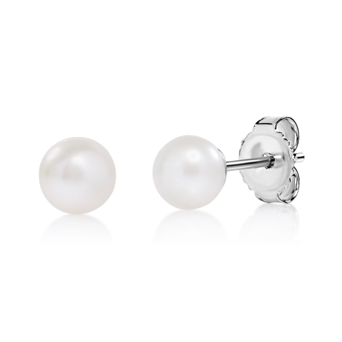 Lunara Cultured Pearl 10K Stud Earrings