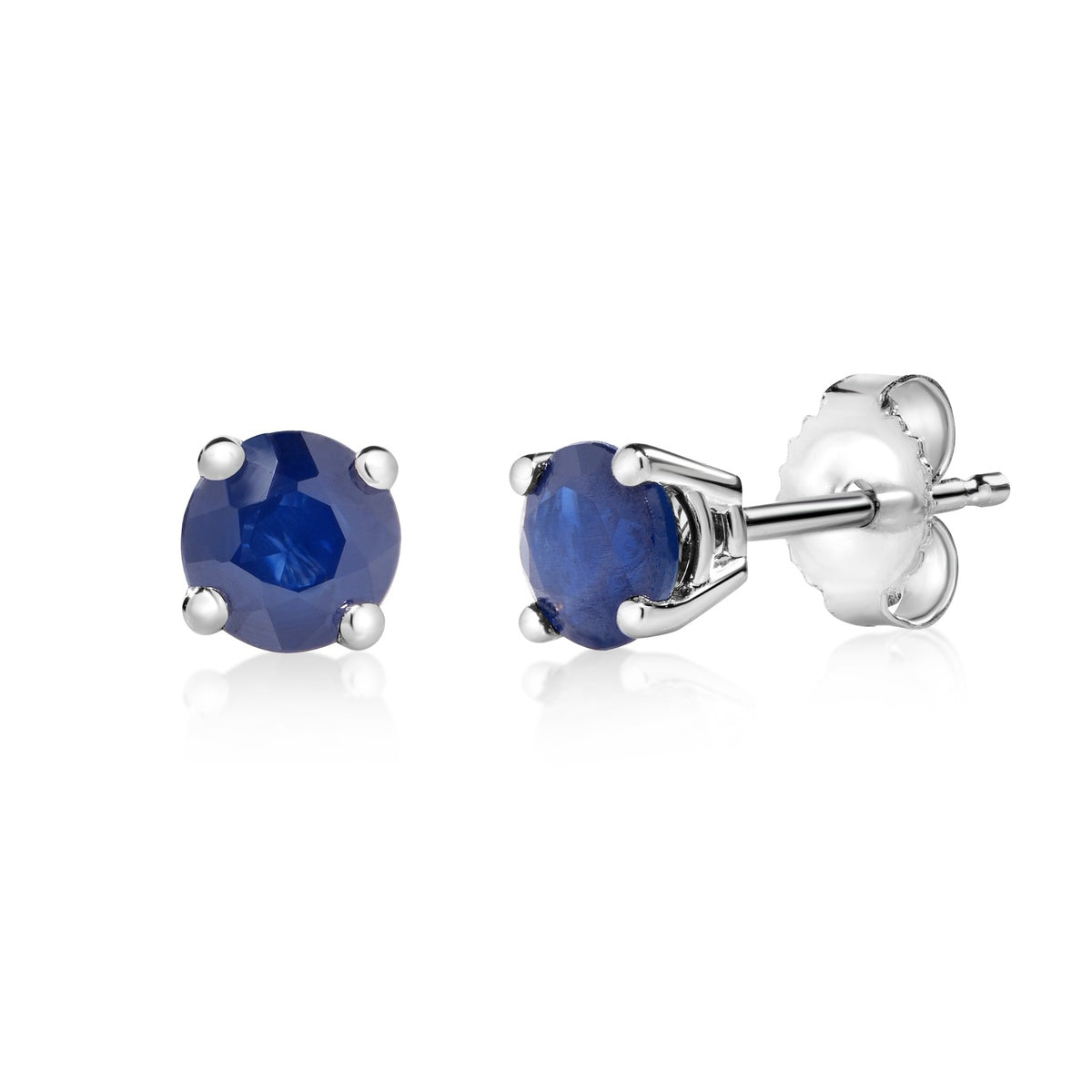 Midnight Sapphire 10K Stud Earrings