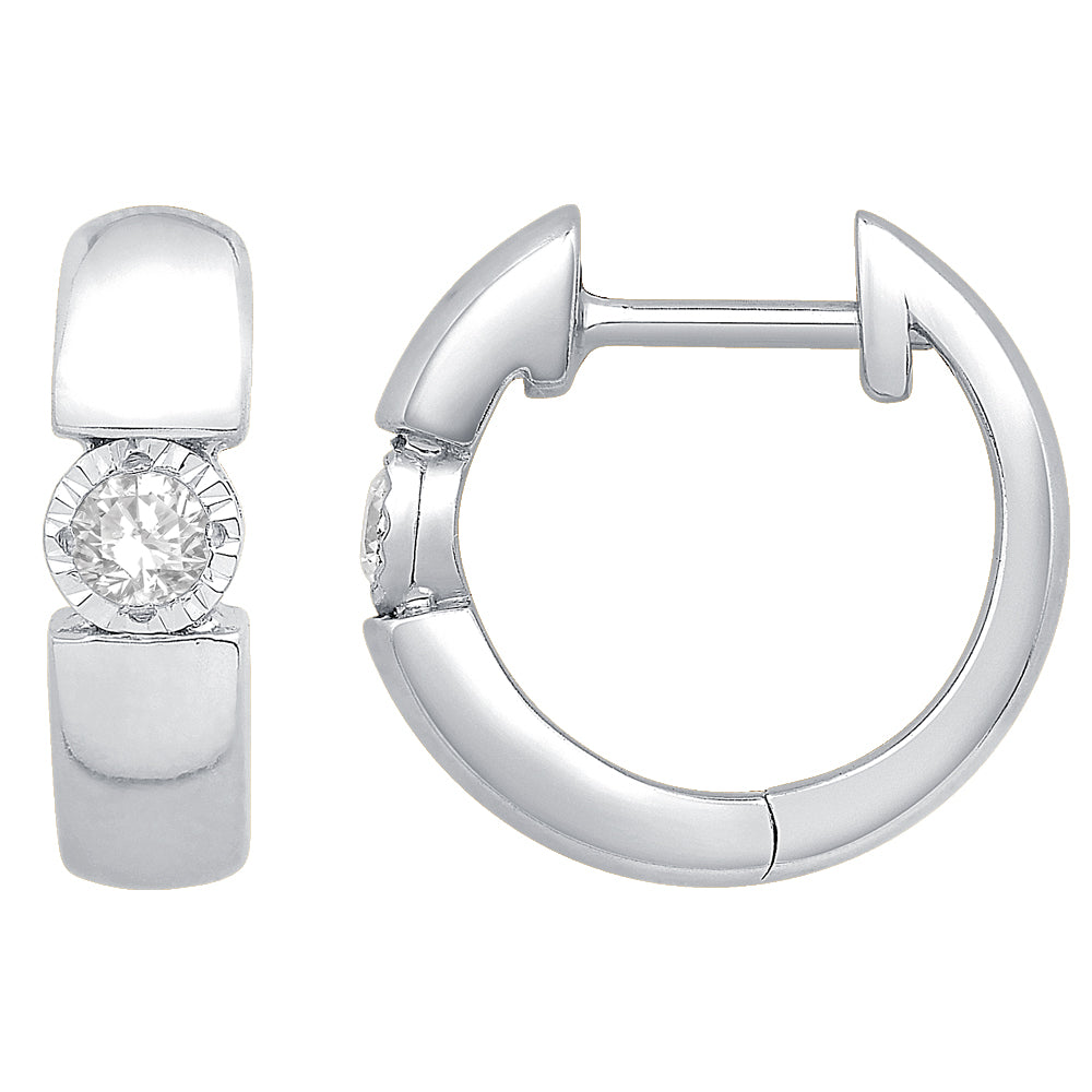 Iced Grip Diamond Huggies