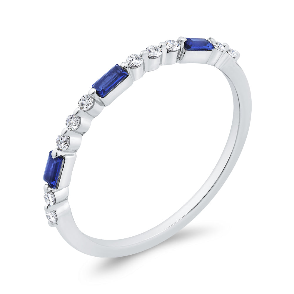 Stormpulse Sapphire Band