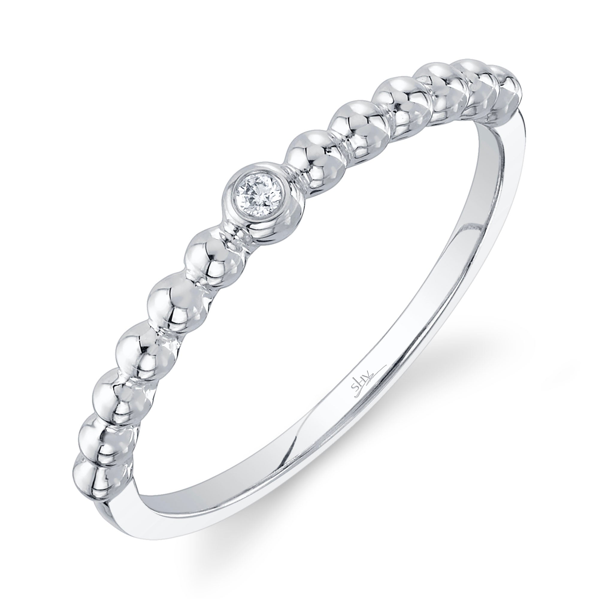 Shy Creation® Sunlit Diamond Ripple Band
