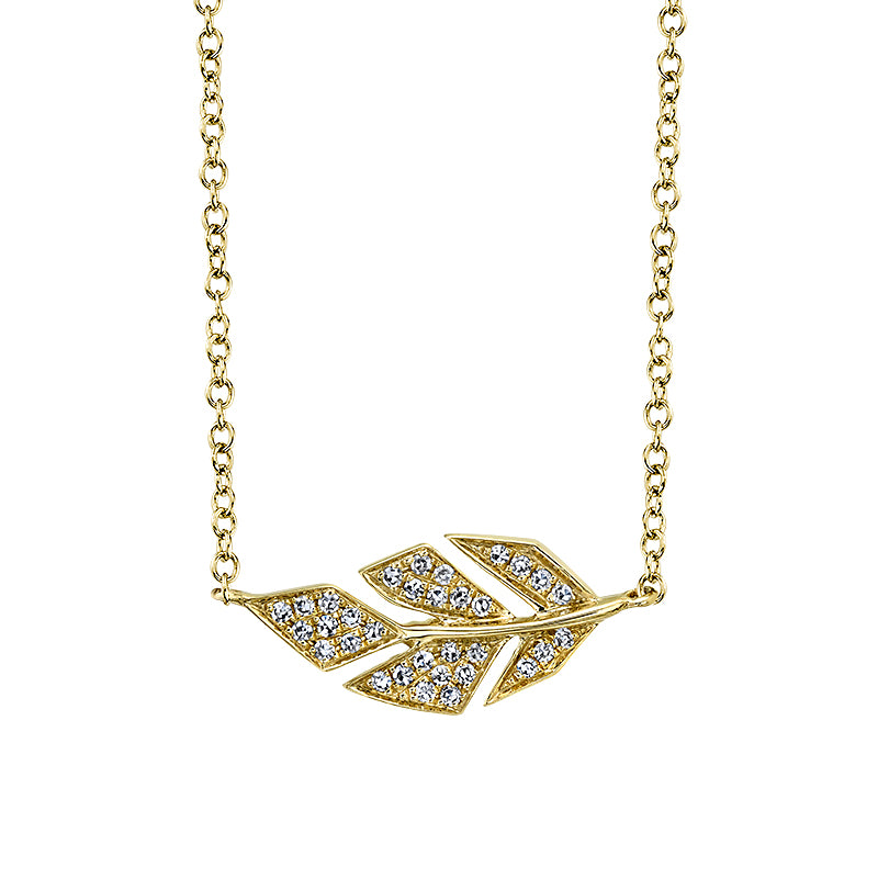 Shy Creation® Golden Driftleaf Pendant