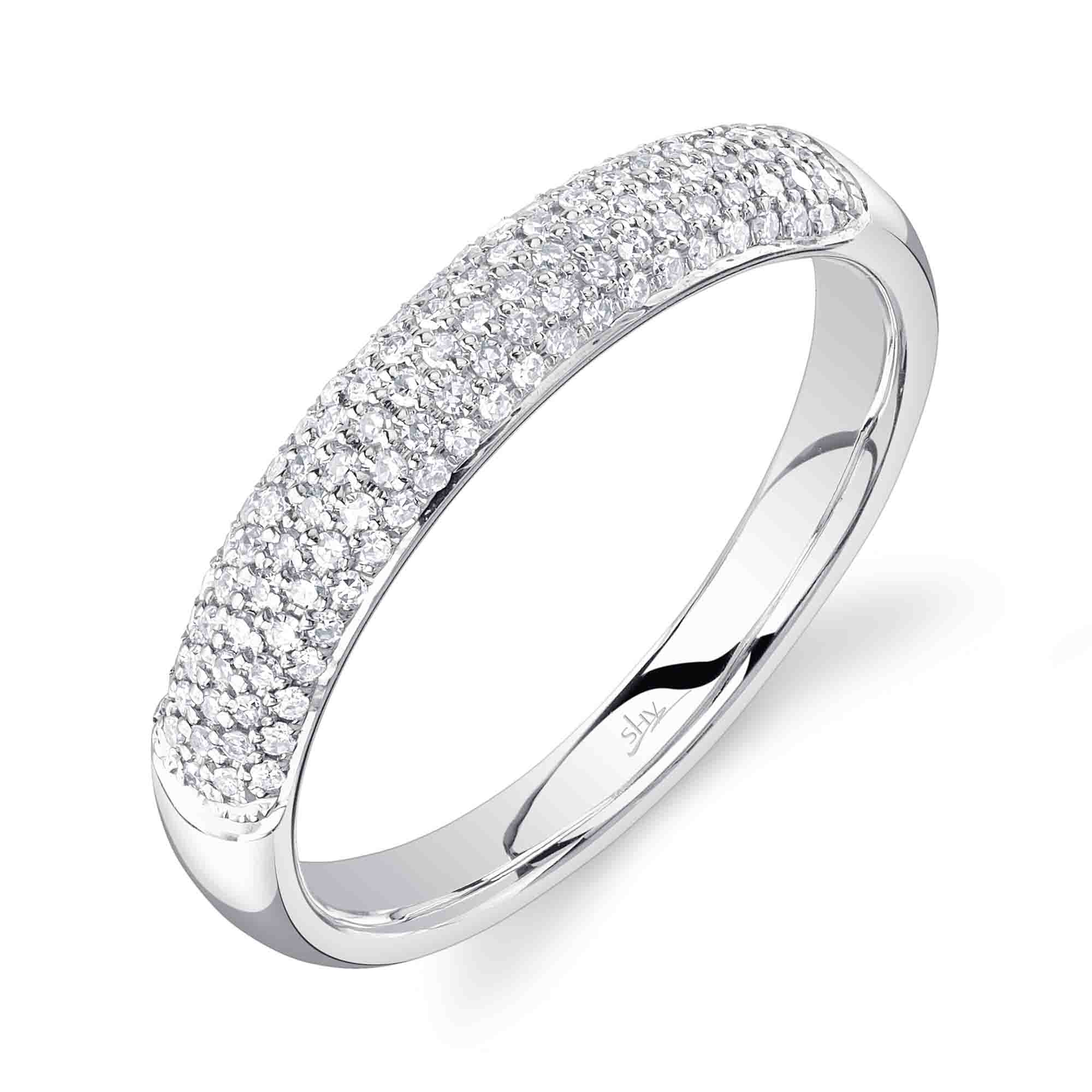 Shy Creation® Pavé Diamond Band