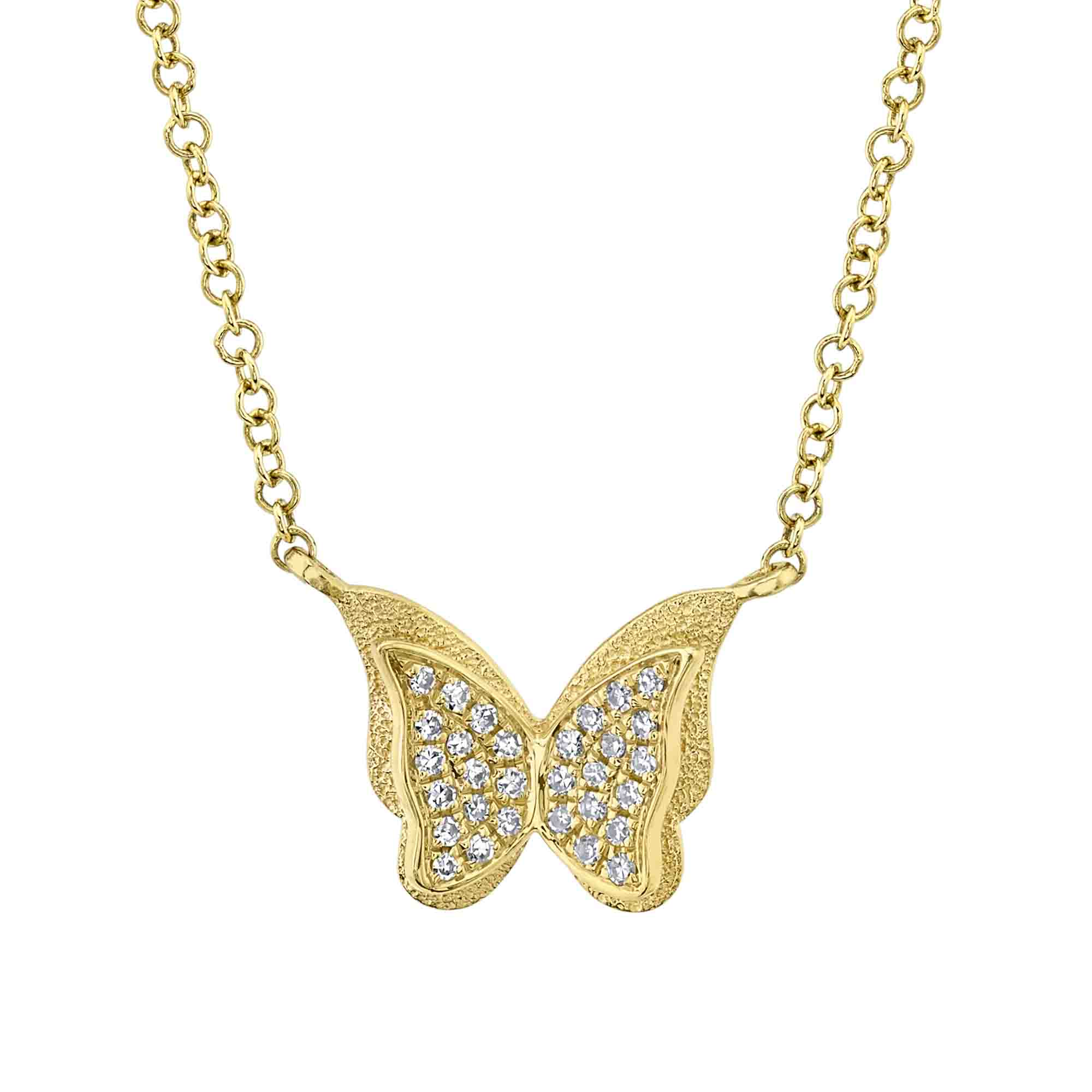 Shy Creation® Flutter Butterfly Necklace