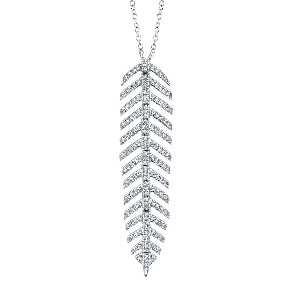 Shy Creation® Featherfall Diamond Drop Pendant