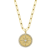 Shy Creation® Solstice Star Medallion Pendant
