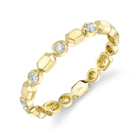 Shy Creation® Prism Path Diamond Band